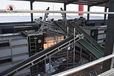 Chicken manure drying equipment