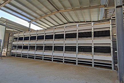 Chicken manure air drying equipment
