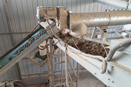 Chicken manure air drying equipment