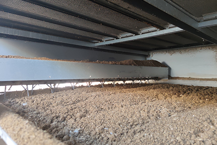 Chicken manure air drying equipment