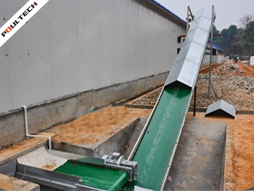 vertical manure conveyor