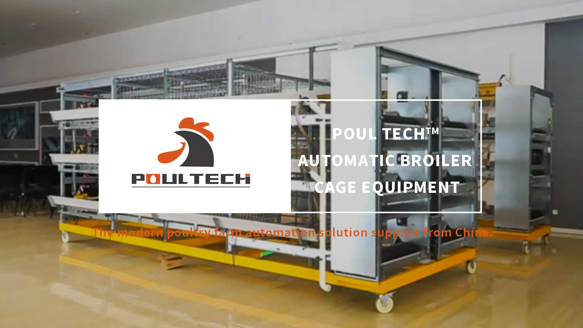 POUL TECH™ Automatic Broiler Cage Equipment